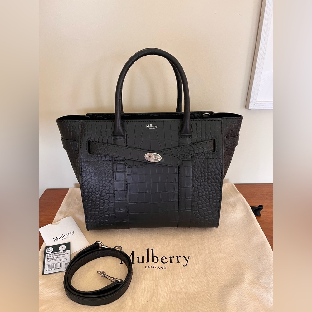 Mulberry Small Zipped Bayswater NEW